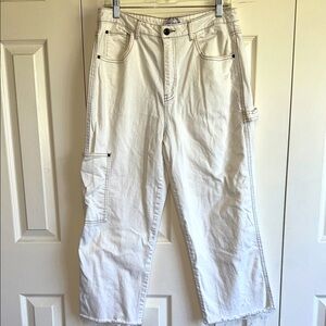 Vanilla Star Cream Cropped Jeans
